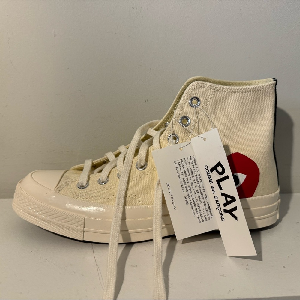 Brand new, never worn converse Comme des Garçons.